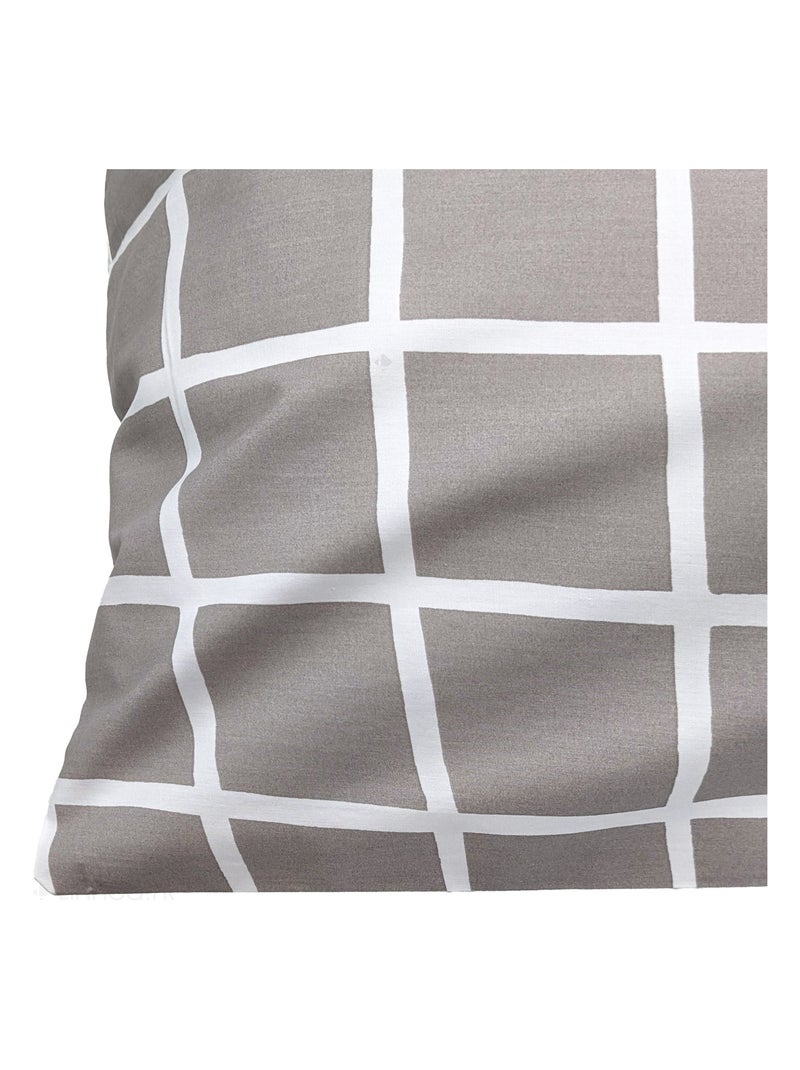 Taie d'oreiller percale DDM MAX Gris - Kiabi