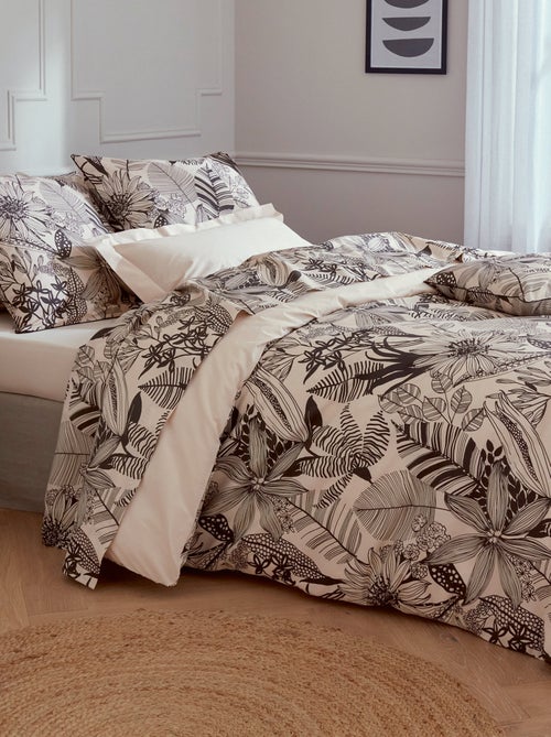 Taie d'oreiller percale de coton ALBA - Kiabi