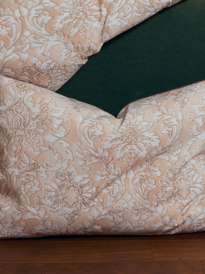 Taie d'oreiller percale de coton collection PALAZZO Beige - Kiabi