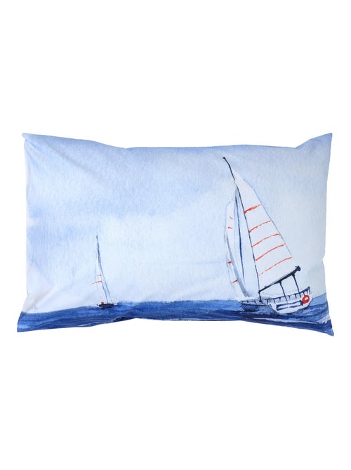Taie d'oreiller percale de coton collection REGATE - Kiabi Taie d'oreiller percale de coton collection REGATE - Kiabi