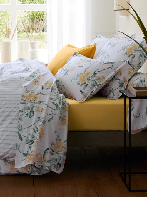 Taie d’oreiller percale de coton floral - Kiabi Taie d’oreiller percale de coton floral - Kiabi