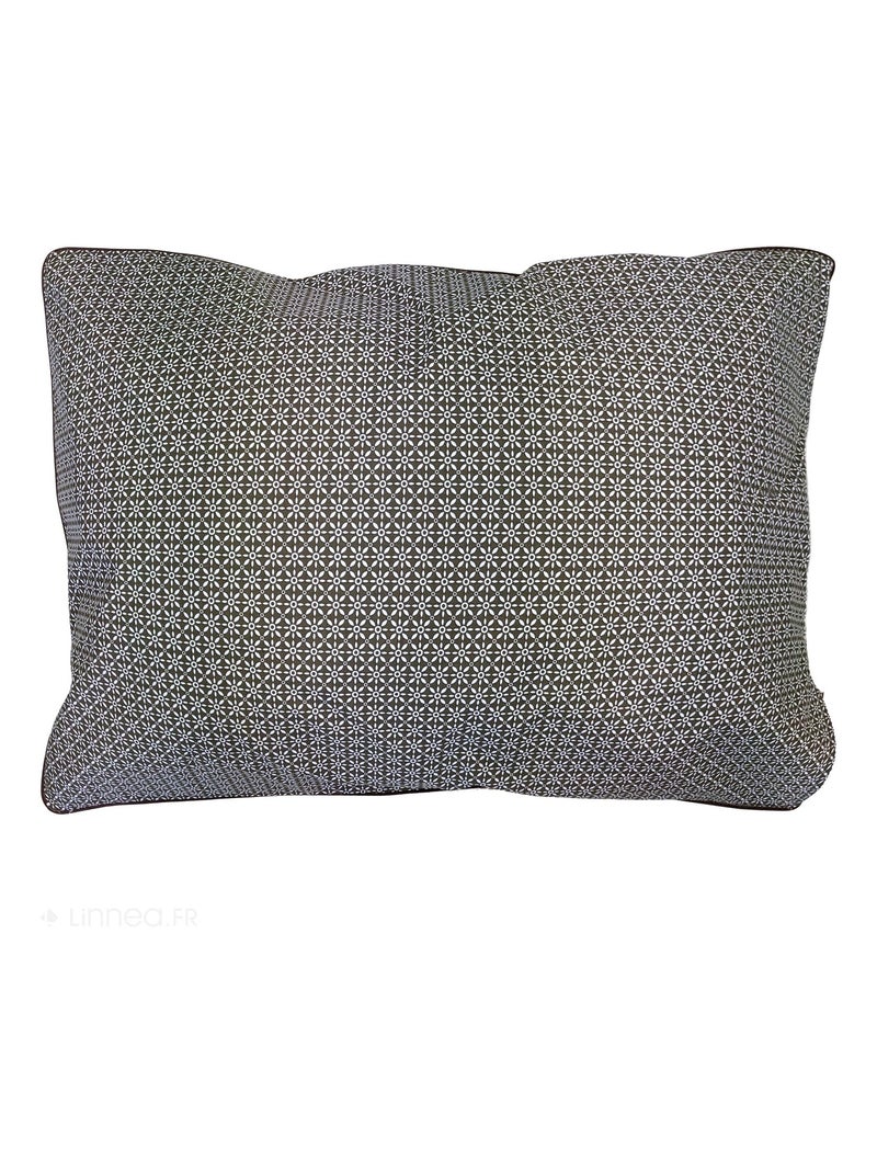 Taie d'oreiller percale de coton GABIN ÉPICE Marron glacé - Kiabi