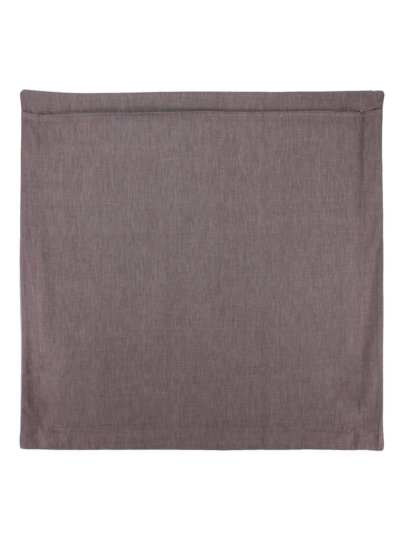 Taie d'oreiller percale de coton MADELEINE Violet - Kiabi