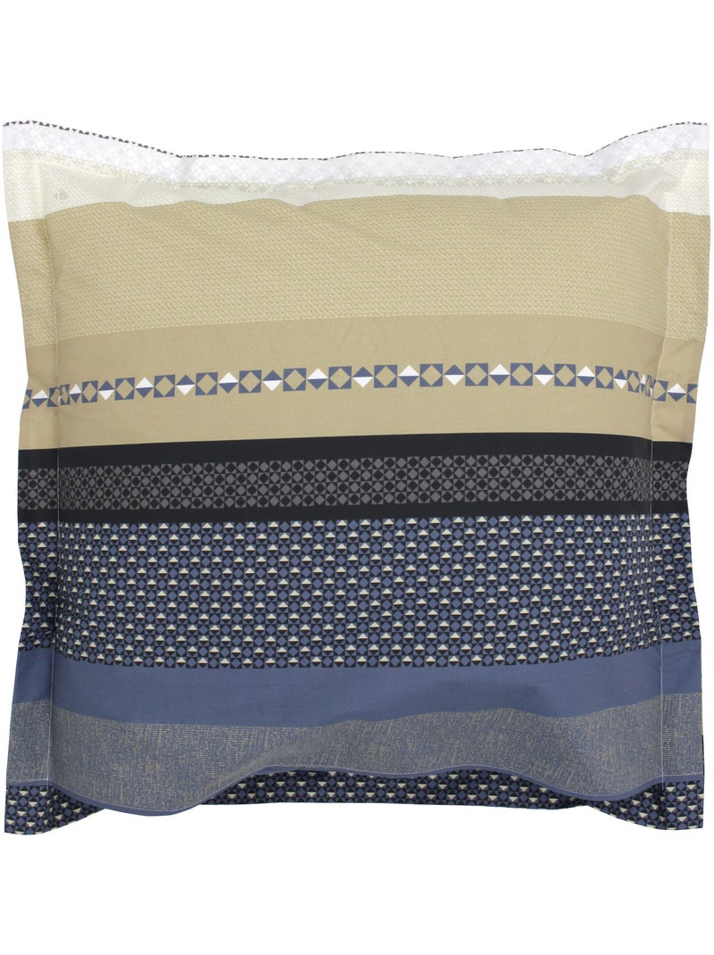 Taie d'oreiller percale de coton MARLOW Gris foncé - Kiabi