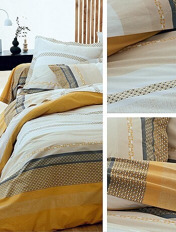 Taie d'oreiller percale de coton MARLOW