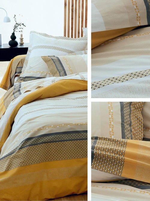 Taie d'oreiller percale de coton MARLOW - Kiabi