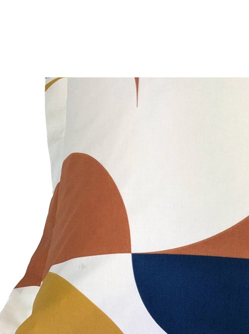 Taie d'oreiller percale de coton MODULO - Kiabi