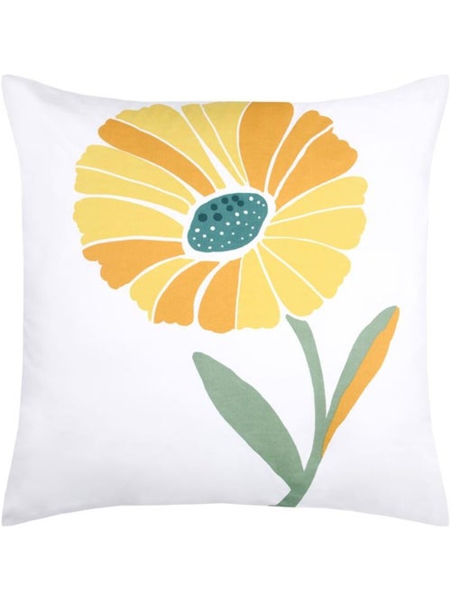 Taie d'oreiller percale de coton motif floral - Kiabi Taie d'oreiller percale de coton motif floral - Kiabi