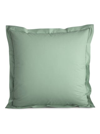 Taie d'oreiller percale de coton peigné "Julian" toutes dimensions Coton Pur - Julian Céladon - Taie