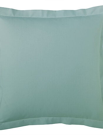 Taie d’oreiller percale de coton piquée unie