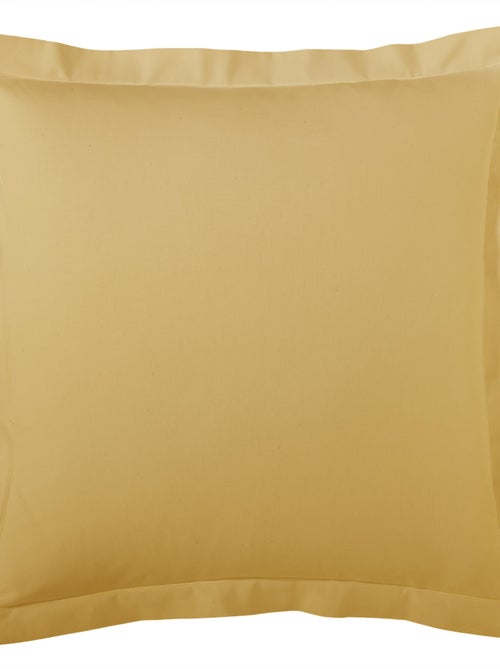 Taie d’oreiller percale de coton piquée unie - Kiabi
