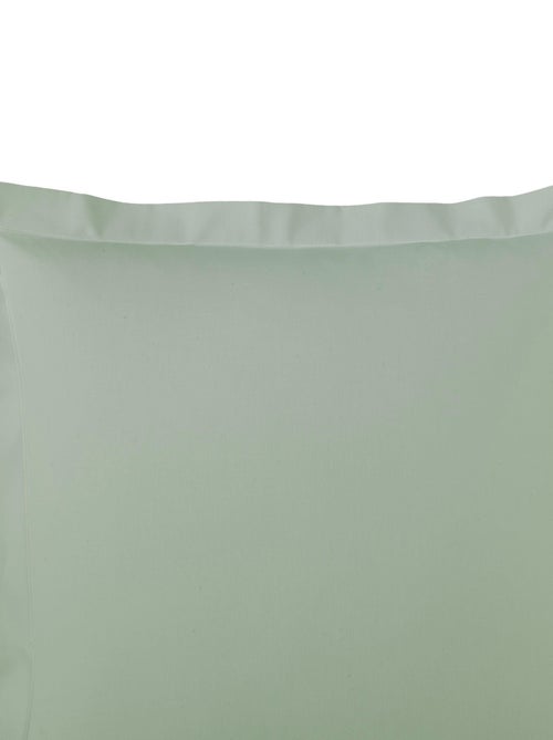Taie d’oreiller percale de coton piquée unie - Kiabi Taie d’oreiller percale de coton piquée unie - Kiabi