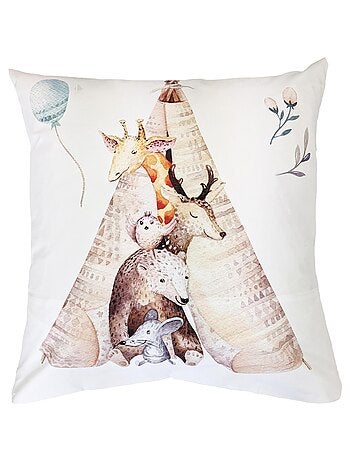 Taie d'oreiller percale de coton TIPI