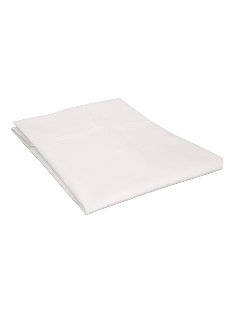 Taie d'oreiller percale made in France Blanc - Kiabi