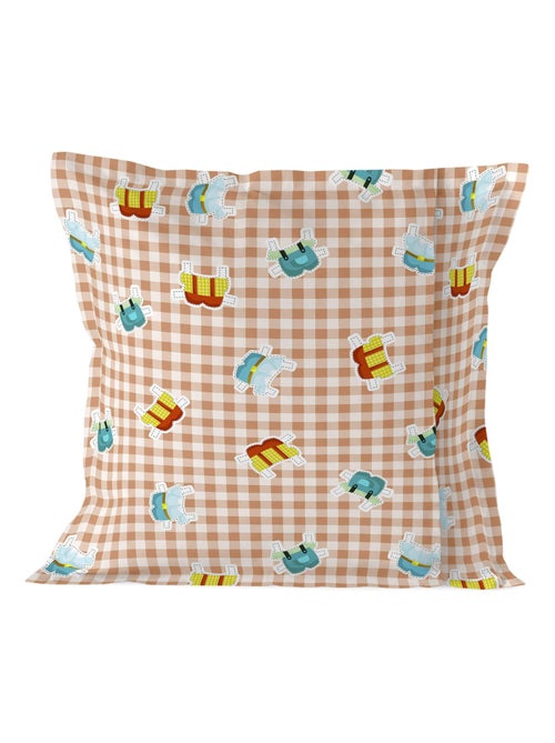 Taie d'oreiller Piggys vichy "Happyfriday" - Kiabi