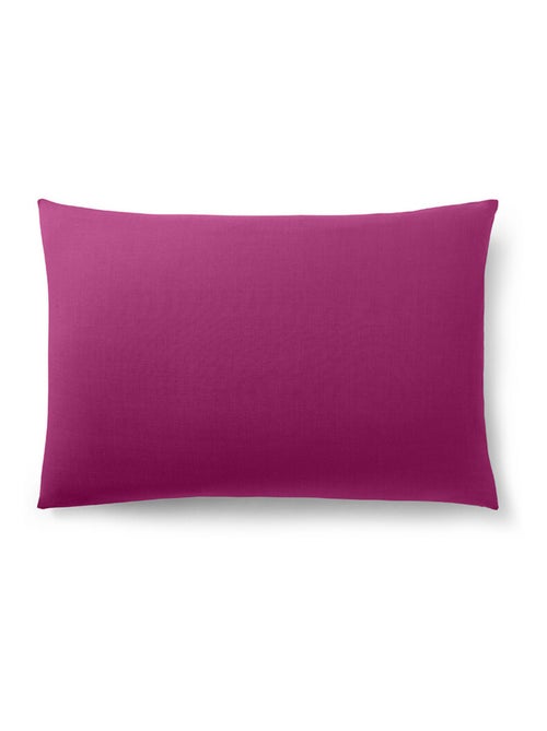 Taie d'oreiller "Prémium" toutes dimensions - Prémium Magenta - 50 x 70 cm - Kiabi
