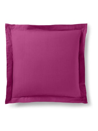 Taie d'oreiller "Prémium" toutes dimensions - Prémium Magenta - Taie d'oreiller 63 x 63 cm volant pl
