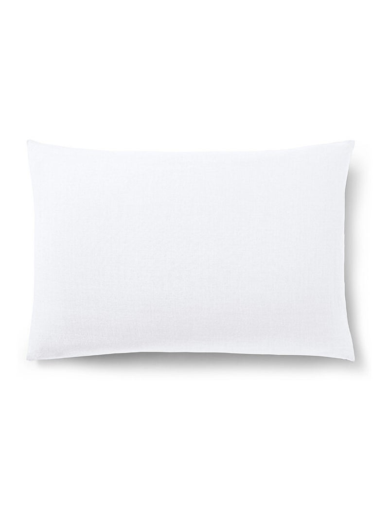 Taie d'oreiller "Prémium" toutes dimensions - Prémium Neige - Taie d'oreiller 50 x 70 cm Blanc - Kiabi