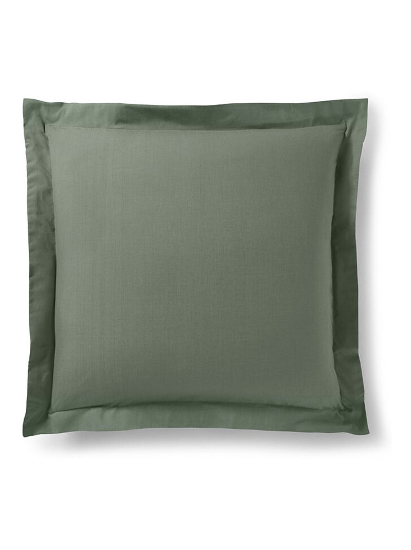 Taie d'oreiller "Prémium" toutes dimensions - Prémium Romarin - Taie d'oreiller 63 x 63 cm volant pl Vert - Kiabi