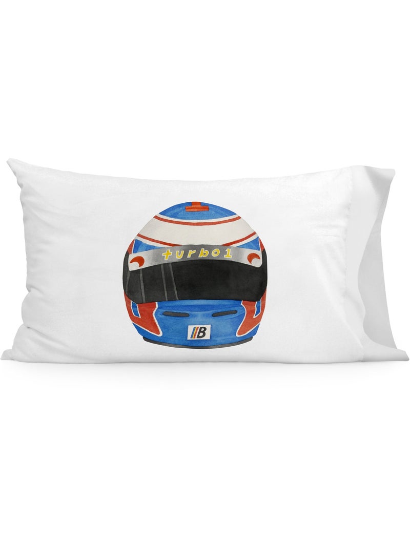 Taie d'oreiller Racer "Happyfriday" Multicolore - Kiabi