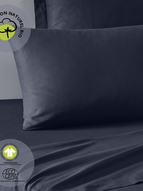 Taie d'oreiller rectangulaire - 100% coton BIO - Kiabi