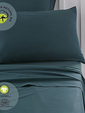 Taie d'oreiller rectangulaire - 100% coton BIO