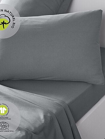 Taie d'oreiller rectangulaire - 100% coton BIO