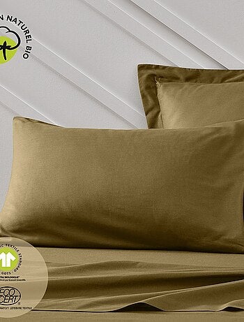 Taie d'oreiller rectangulaire - 100% coton BIO