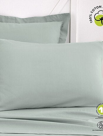 Taie d'oreiller rectangulaire - 100% coton BIO
