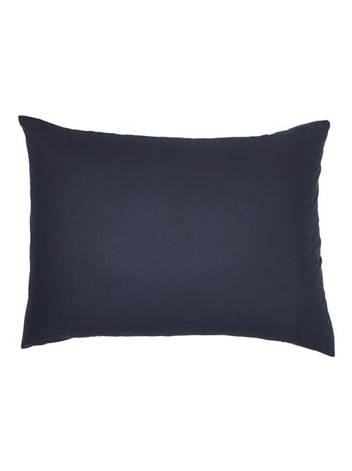 Taie d'oreiller rectangulaire en coton BIO - Kiabi Taie d'oreiller rectangulaire en coton BIO - Kiabi