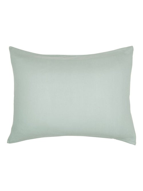 Taie d'oreiller rectangulaire en coton BIO - Kiabi