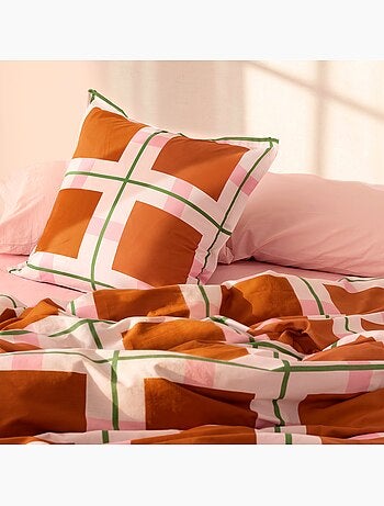 Taie d'oreiller Retro arty "Happyfriday