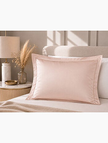 Taie d'Oreiller – Satin de Coton 120 Fils/cm² – Hôtellerie Haut de Gamme