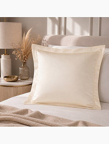 Taie d'Oreiller – Satin de Coton 120 Fils/cm² – Hôtellerie Haut de Gamme