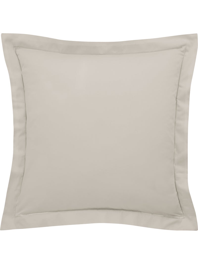 Taie d'Oreiller – Satin de Coton 120 Fils/cm² – Hôtellerie Haut de Gamme Sable - Kiabi