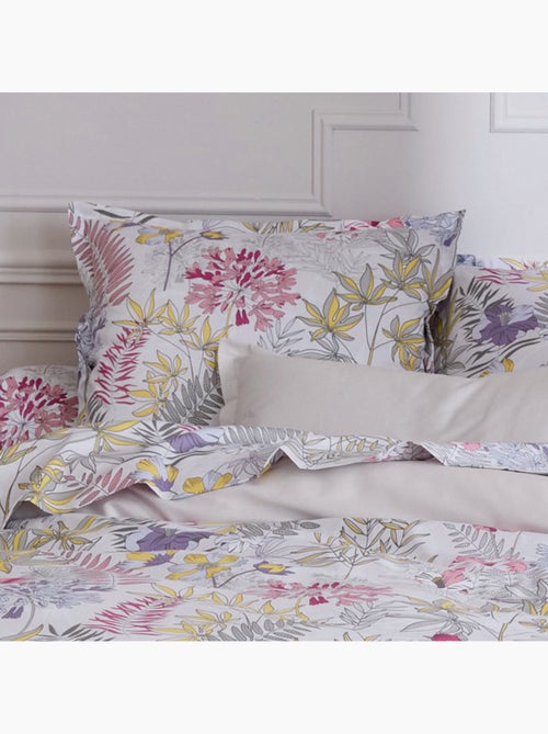 Taie d'oreiller satin de coton ANAÏS multicolore - Kiabi