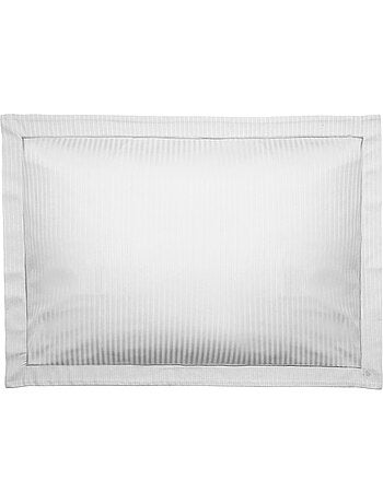 Taie d'oreiller satin de coton CONCERTO A rayures