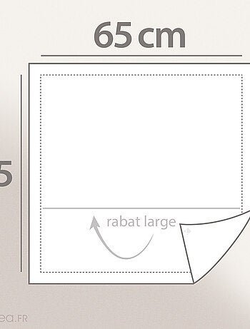 Taie d'oreiller satin de coton CONCERTO A rayures