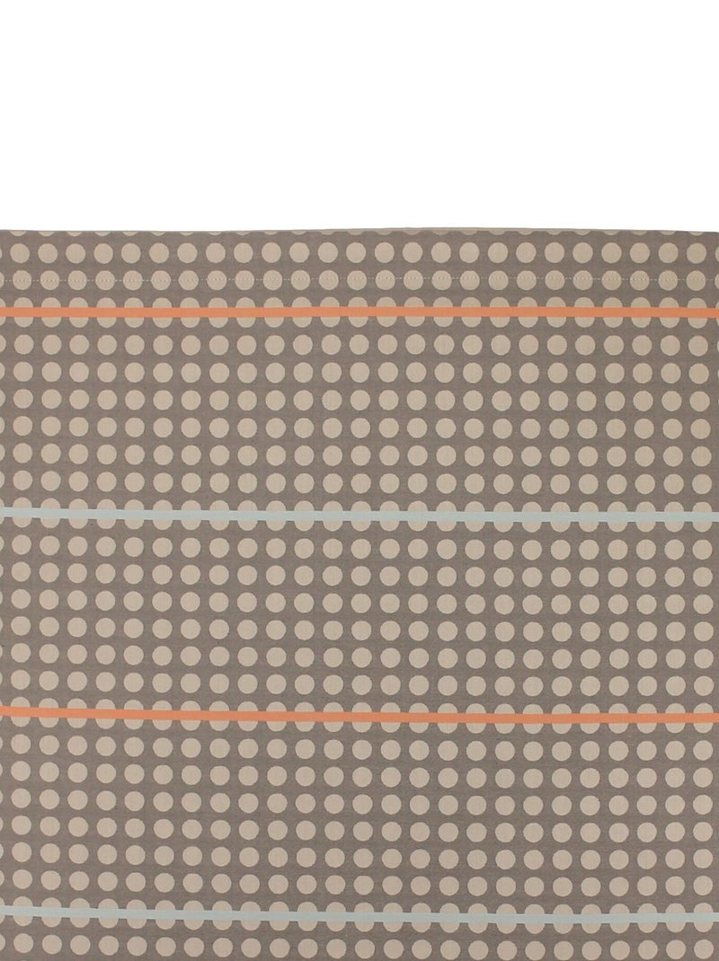 Taie d'oreiller Satin de coton DAUPHINE Marron - Kiabi