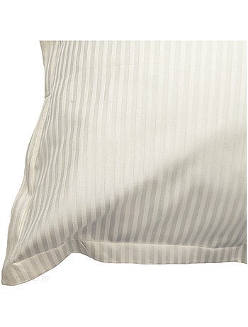 Taie d'oreiller satin de coton GRAND HÔTEL