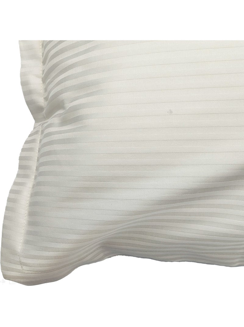 Taie d'oreiller satin de coton GRAND HÔTEL Beige sable - Kiabi