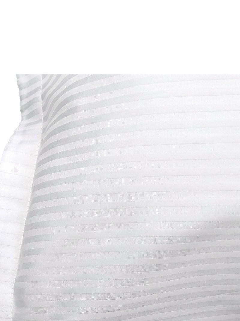 Taie d'oreiller satin de coton GRAND HÔTEL Blanc - Kiabi