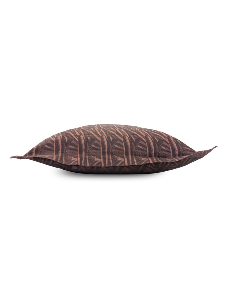 Taie d'oreiller Satin de coton OPERA Marron - Kiabi