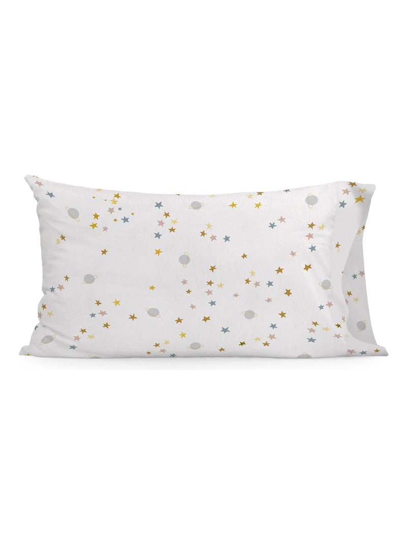 Taie d'oreiller Saturn "Happyfriday" Multicolore - Kiabi