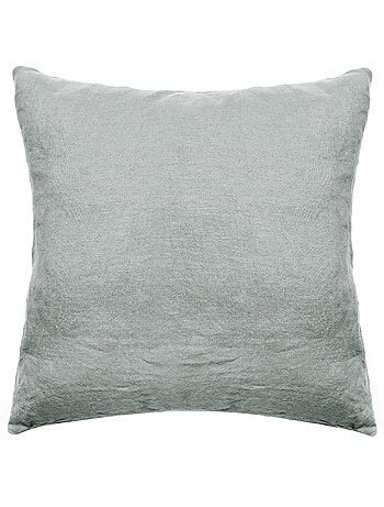 Taie d'oreiller SONATE lin lavé froissé