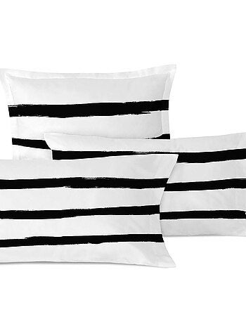 Taie d'oreiller Stripes "Happyfriday