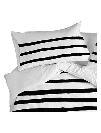 Taie d'oreiller Stripes "Happyfriday