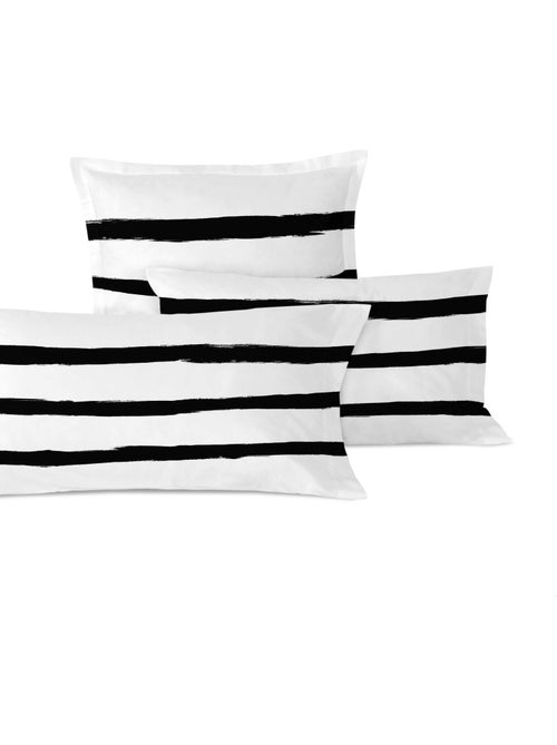 Taie d'oreiller Stripes "Happyfriday" - Kiabi Taie d'oreiller Stripes "Happyfriday" - Kiabi