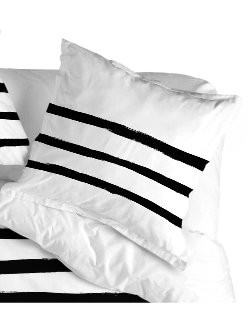 Taie d'oreiller Stripes "Happyfriday" Multicolore - Kiabi