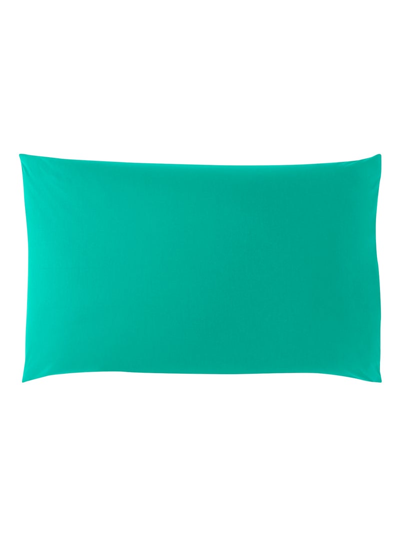 Taie d'oreiller Studio Coton   - DODO Vert - Kiabi